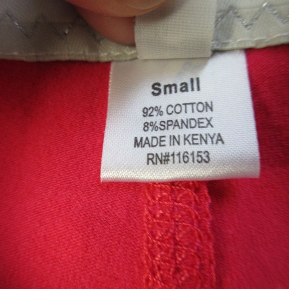 Poof Excellence Capri Yoga Pants Women S Pink Studded Y2K Low Rise Fold Over 190 - Picture 3 of 11